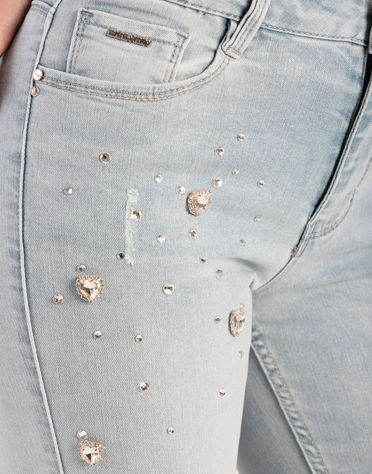 Sissy Boy Heart Jewels High Waist Lt Vintage Jeans