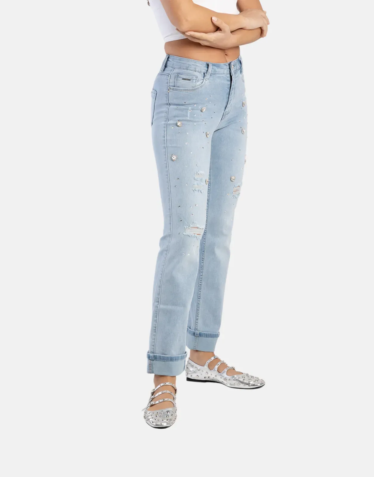 Sissy Boy Heart Jewels High Waist Lt Vintage Jeans