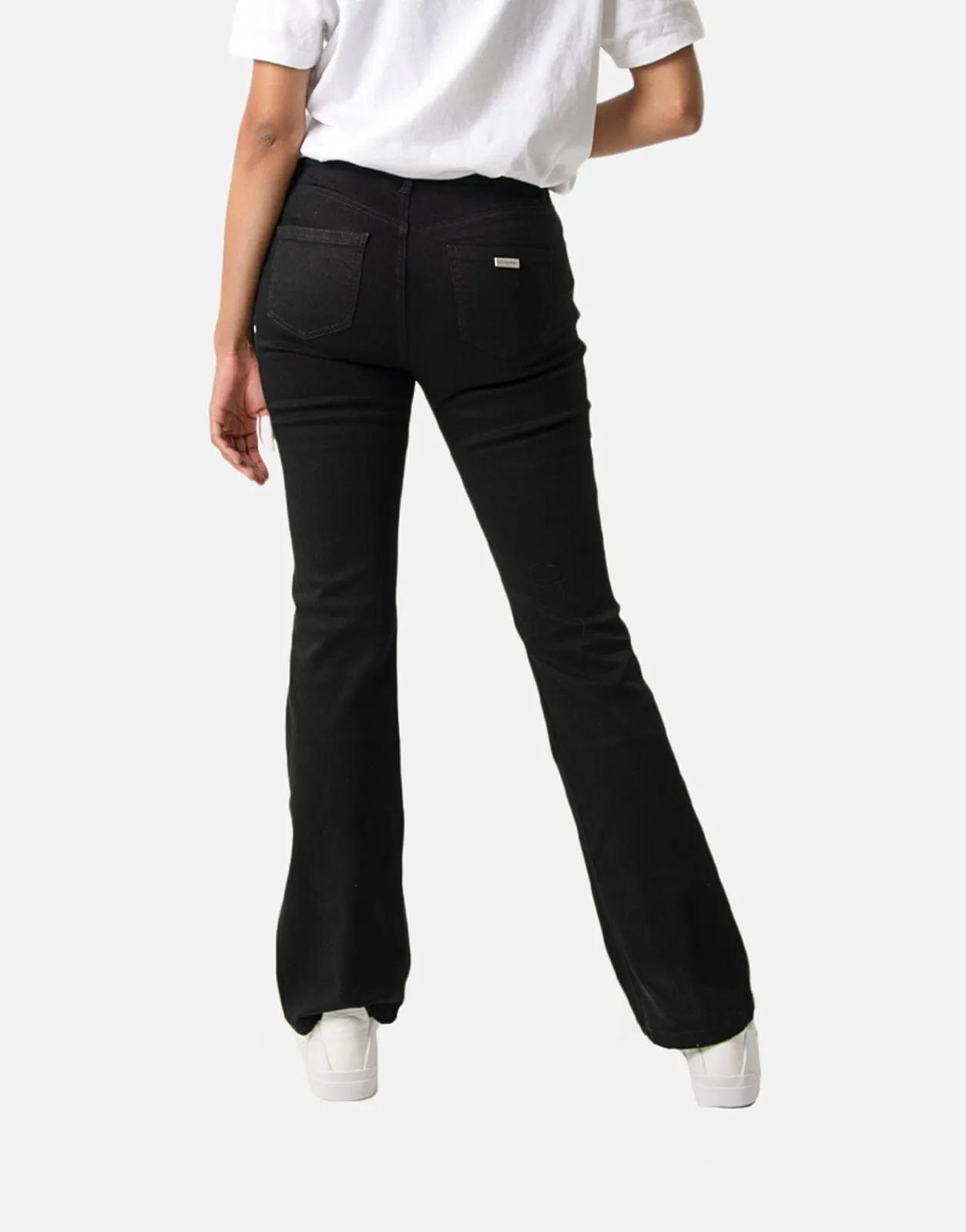 Sissy Boy Mid Rise Bootleg Black Jeans