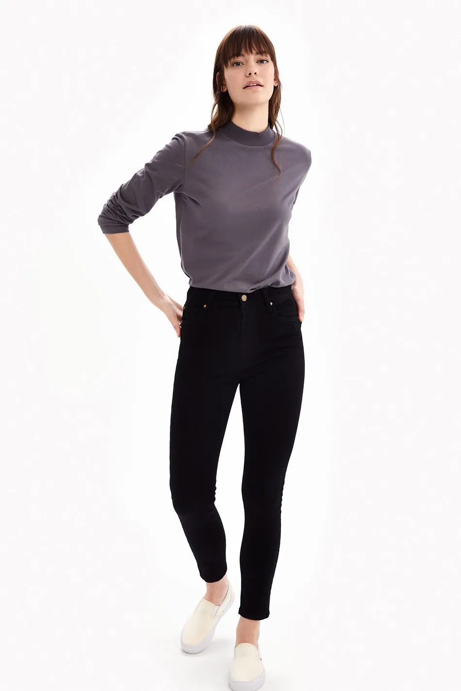 SKINNY 7/8 HIGH WAIST JEANS