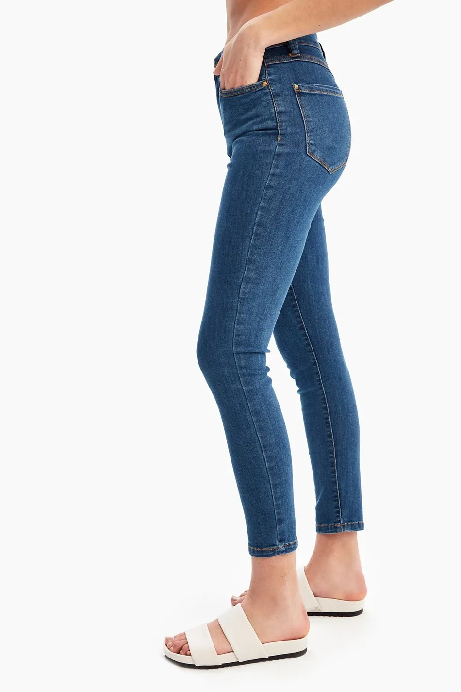 SKINNY 7/8 HIGH WAIST JEANS