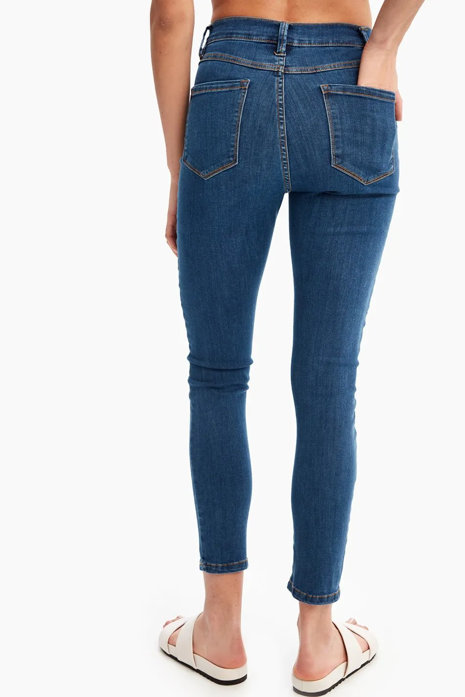 SKINNY 7/8 HIGH WAIST JEANS