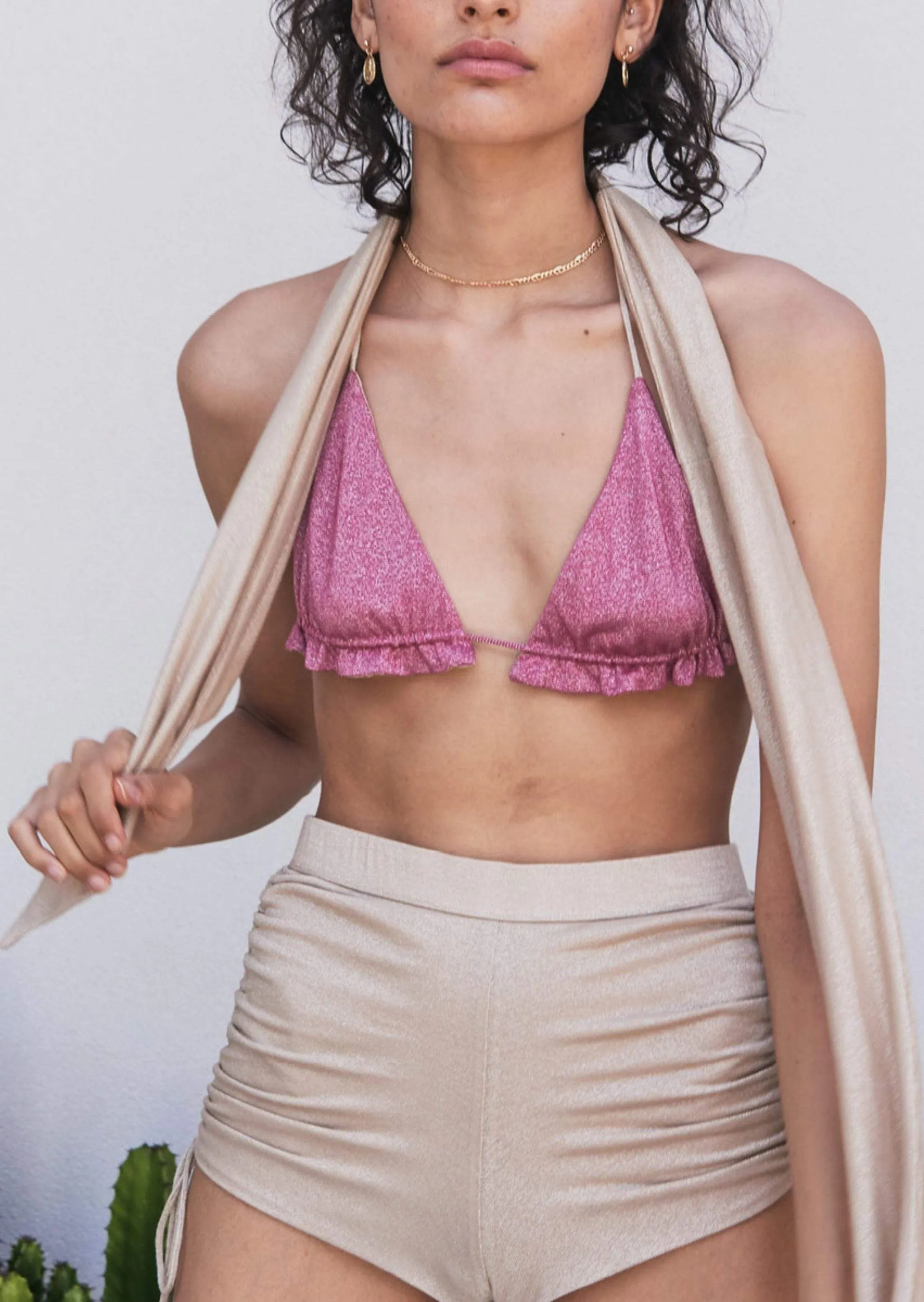 Slider String Bikini Top