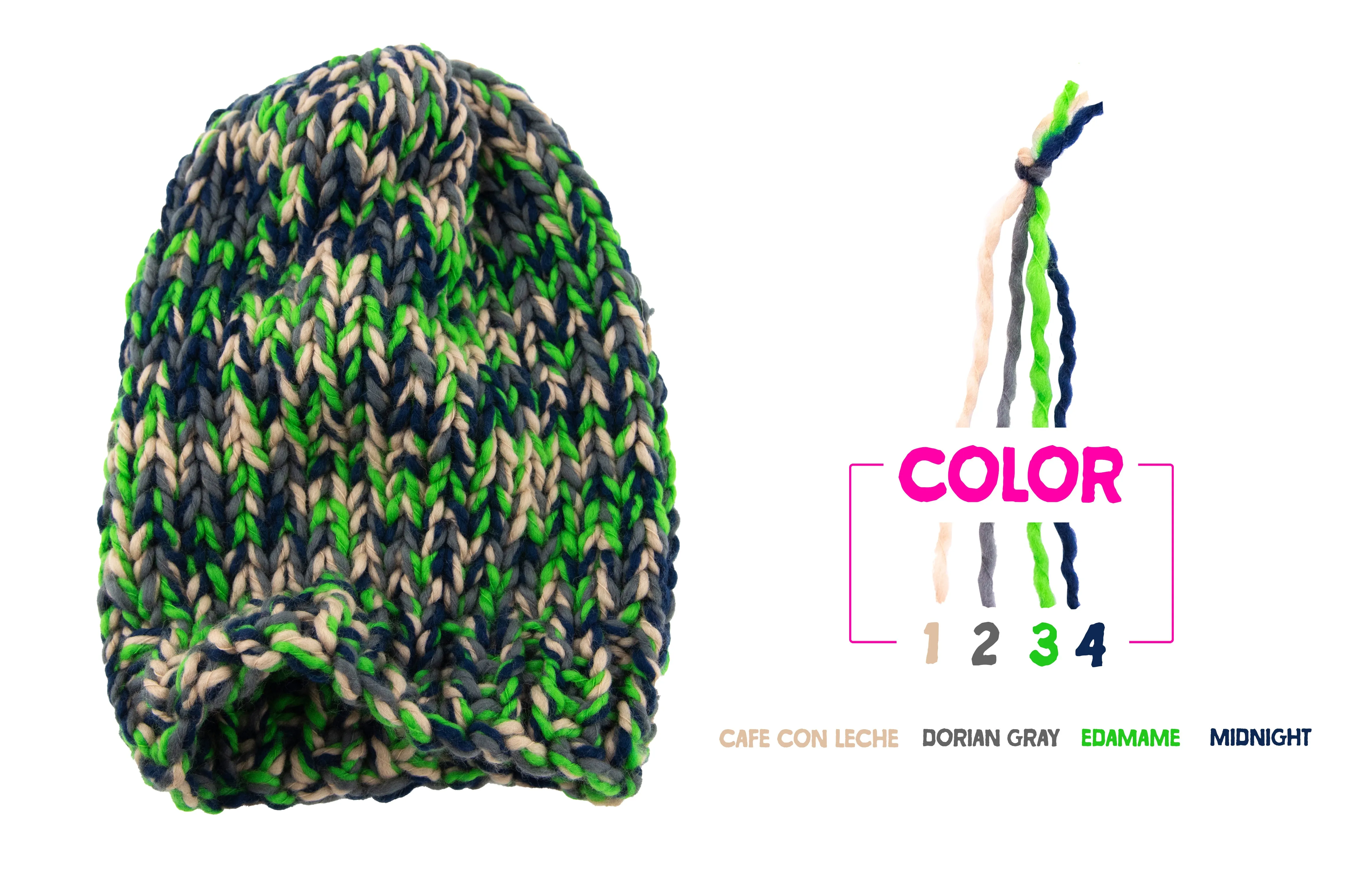 Snowy Beanie - Merino