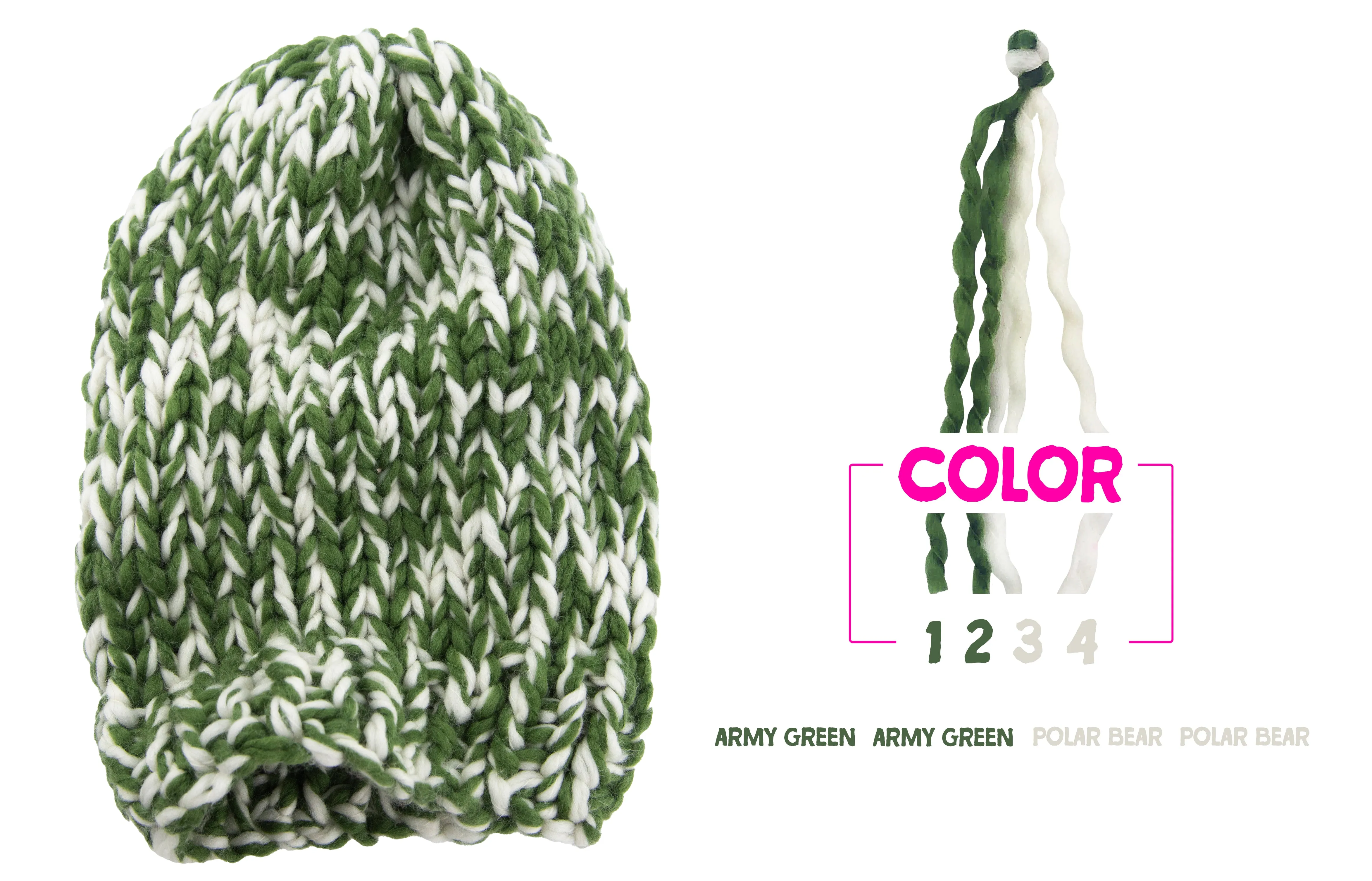 Snowy Beanie - Merino