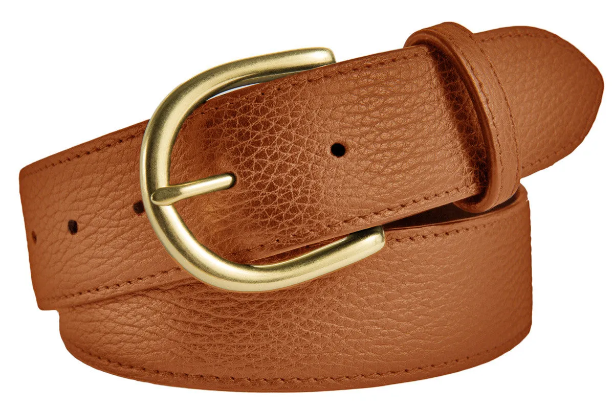 Soho Belt, (1.5") Gold Buckle