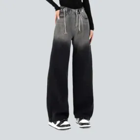 Street high-waist jeans
 for ladies