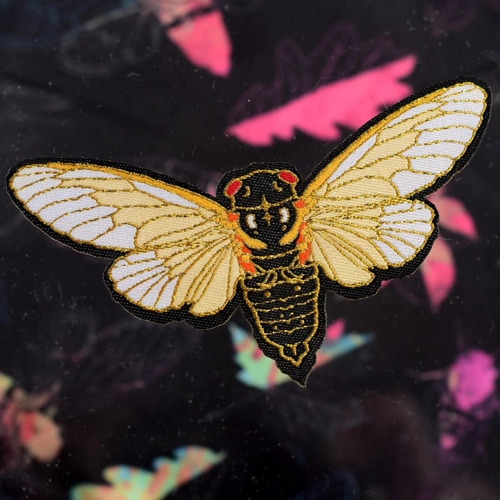 Summer Cicada Iron-On Patch