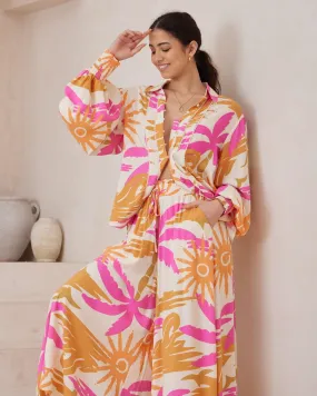 Sunset Palazzo Pants - Iris Maxi