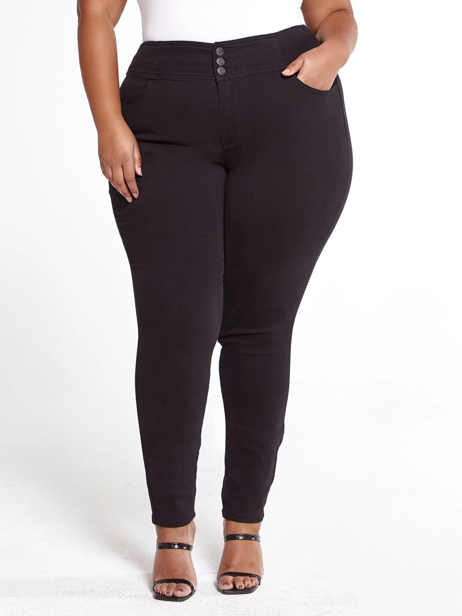 Super Skinny Jeans with Wide Waistband