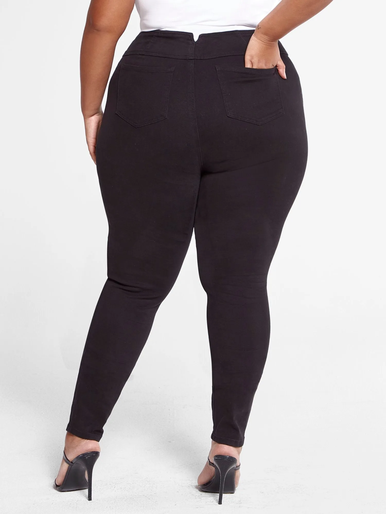 Super Skinny Jeans with Wide Waistband
