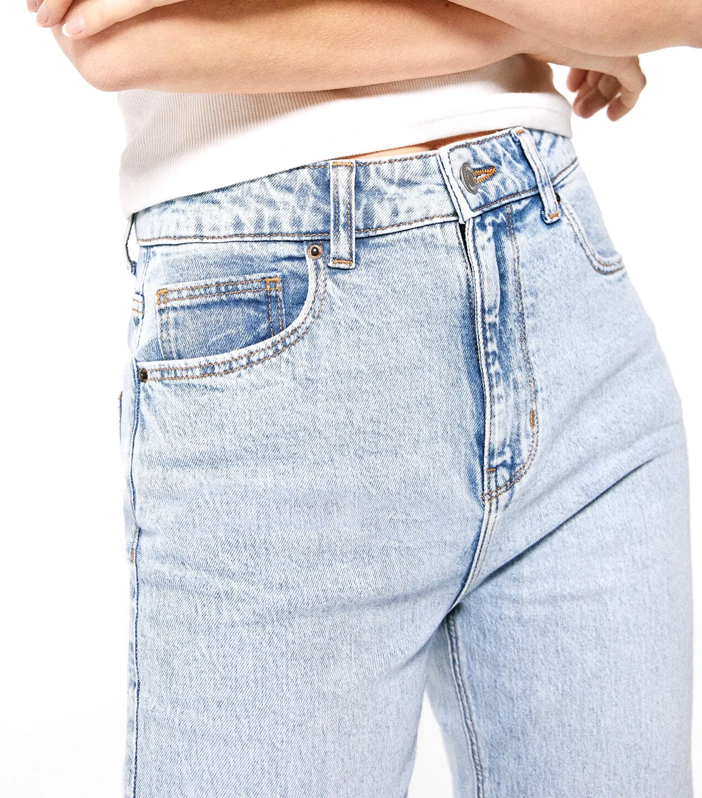Sustainable Wash Straight Jeans Blue