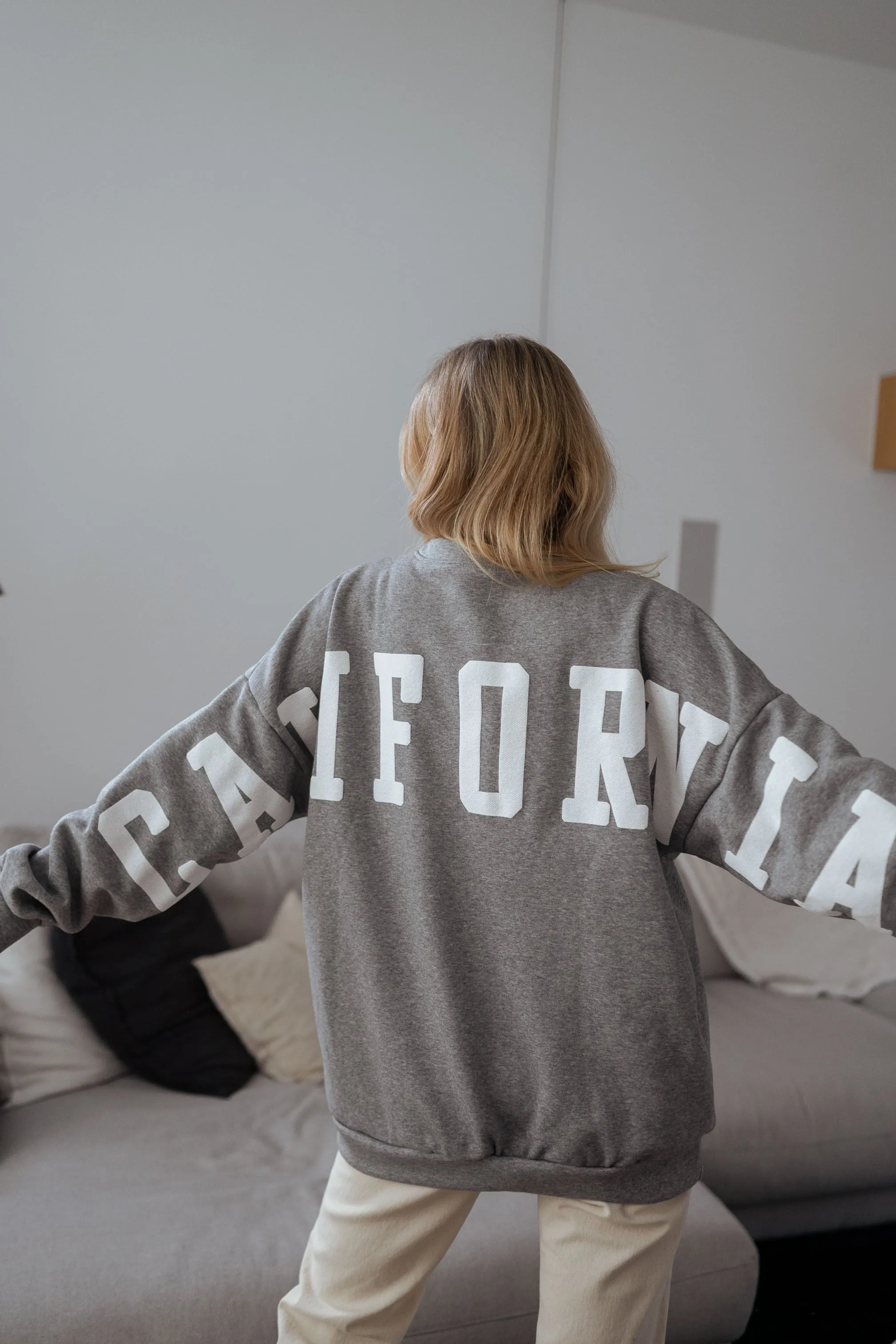 Sweat California - gris