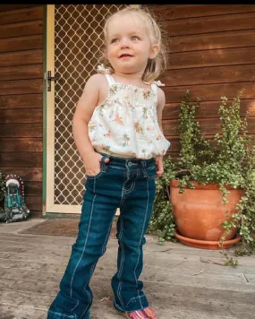 Toddler Girl's CC Western Trouser Jean