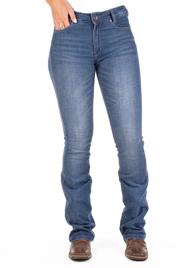 Ultra High Rise - SR2178 "Utah" Navy Stitch Jeans