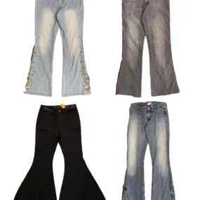 Unique Y2k Flared Jeans (RX-298)
