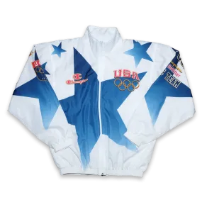 Vintage Champion USA Atlanta 1996 Track Jacket Large