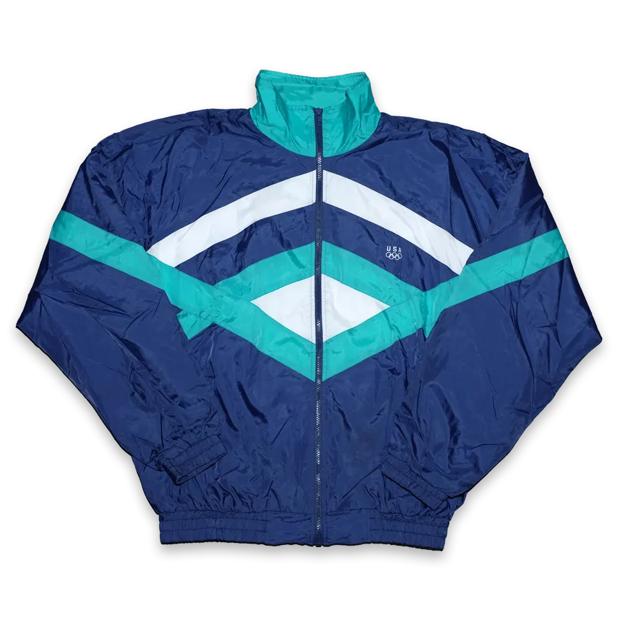 Vintage USA Olmypic Games Track Jacket Large