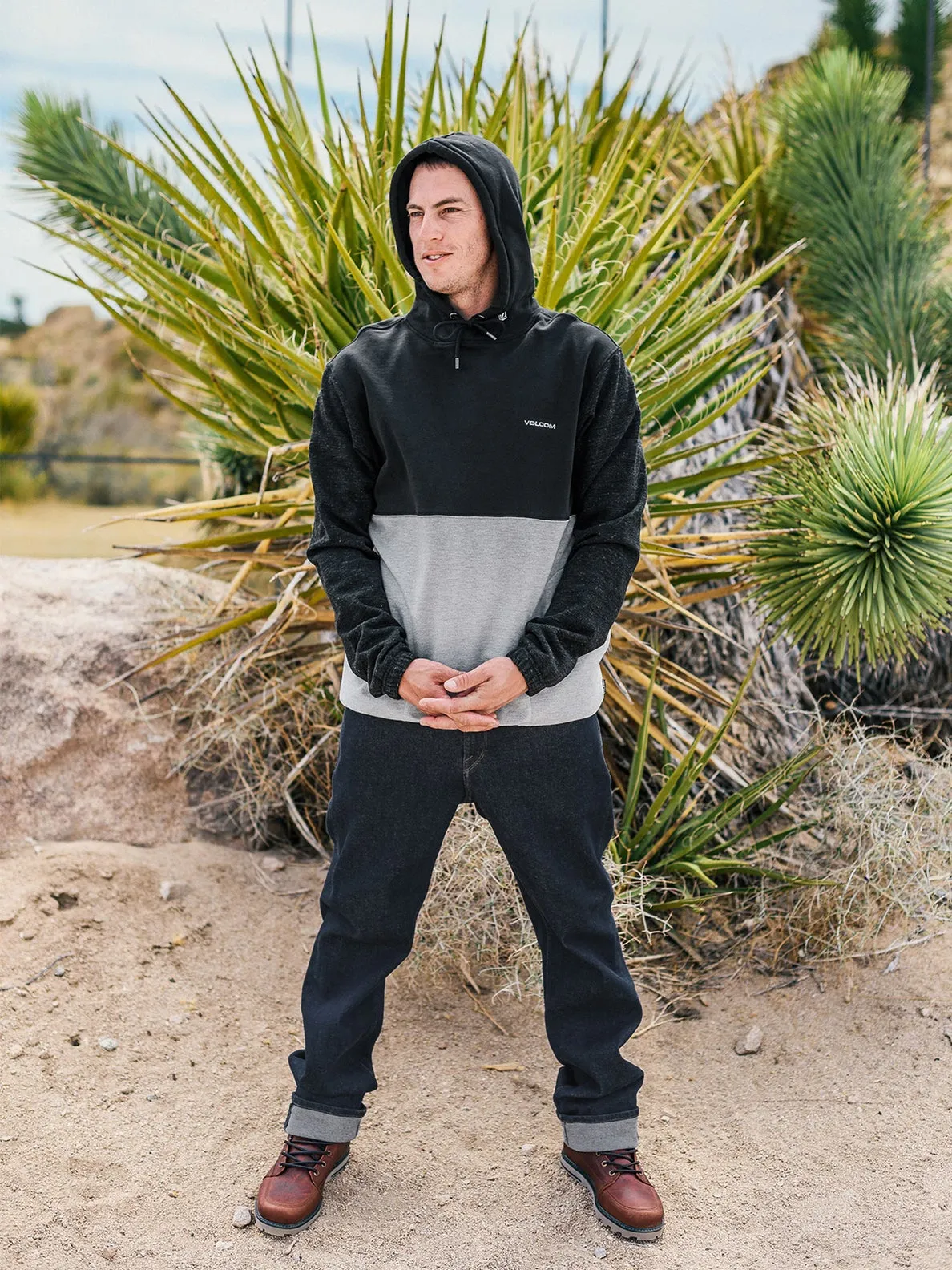 Volcom Solver Modern Fit Jeans - Grey Indigo Rinse