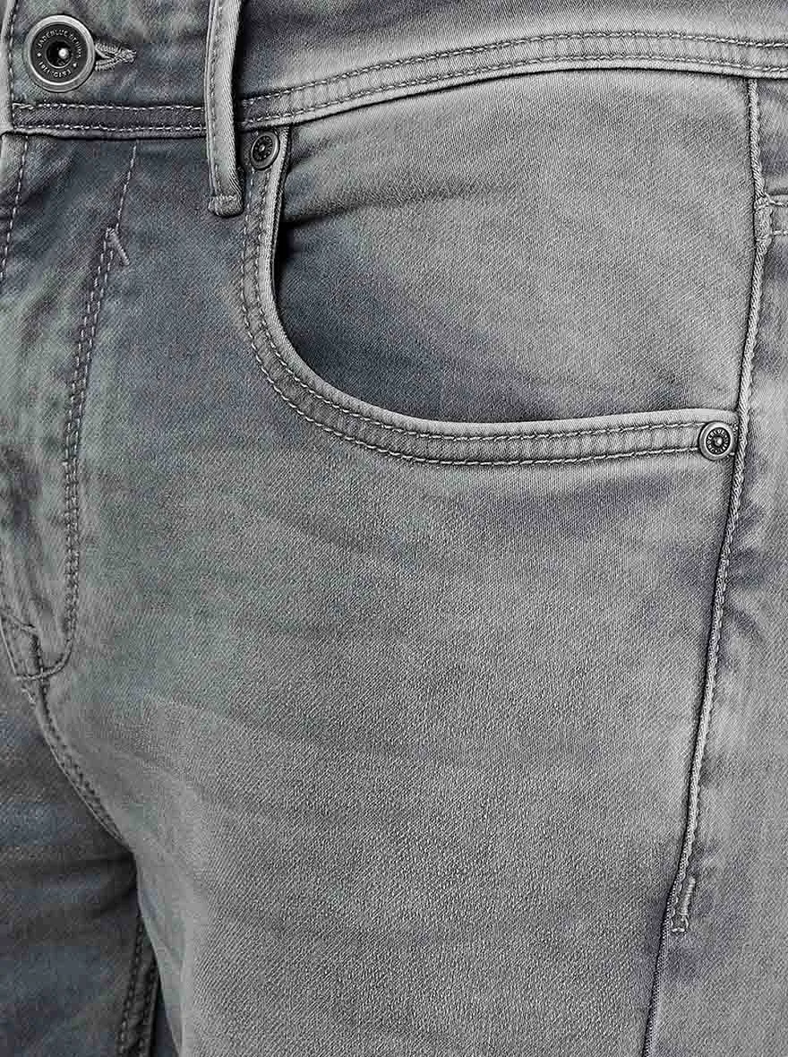 Wild Grey Washed Rider Fit Jeans | JadeBlue