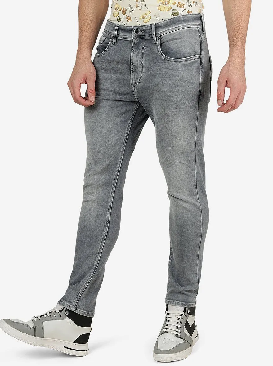 Wild Grey Washed Rider Fit Jeans | JadeBlue