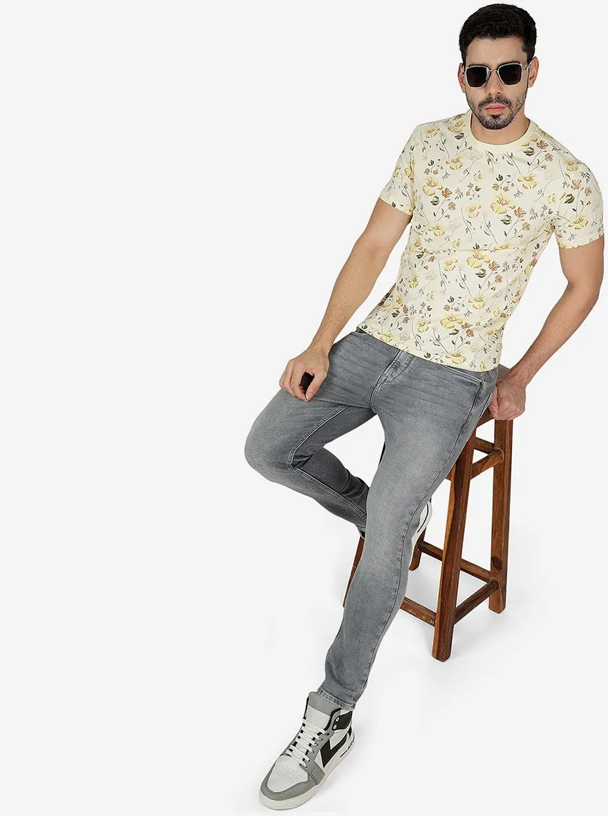 Wild Grey Washed Rider Fit Jeans | JadeBlue