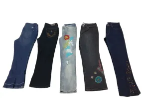 Y2K 2024 - Unique Denim Jeans - 10 pcs